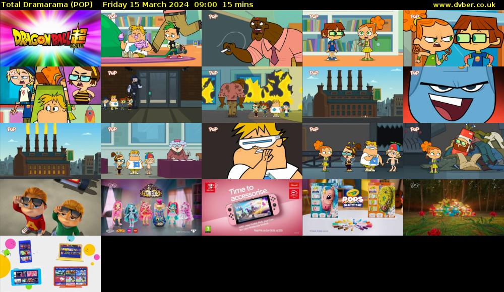 Total Dramarama (POP) Friday 15 March 2024 09:00 - 09:15