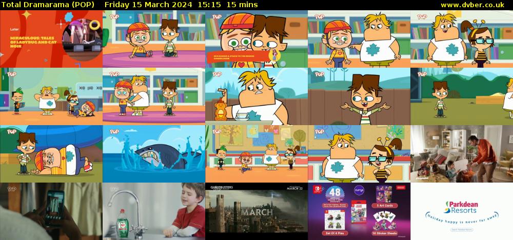 Total Dramarama (POP) Friday 15 March 2024 15:15 - 15:30