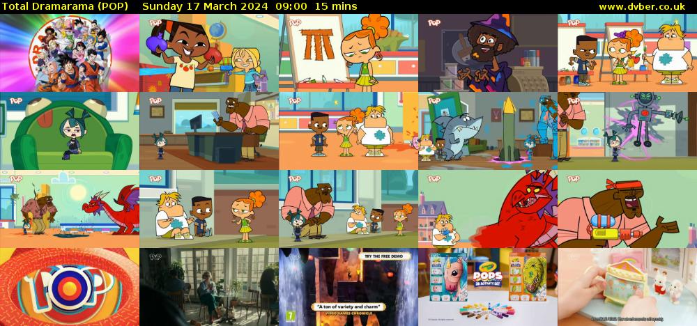 Total Dramarama (POP) Sunday 17 March 2024 09:00 - 09:15