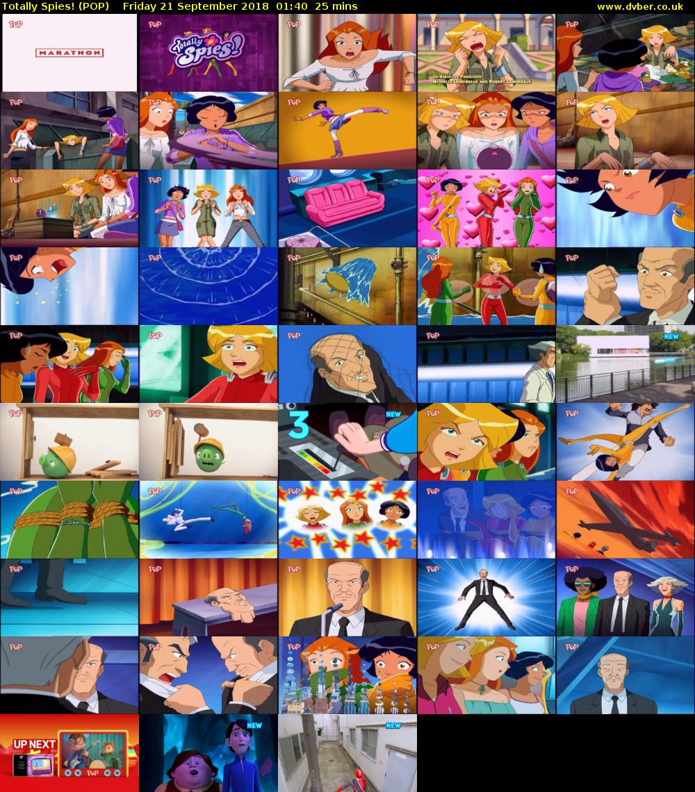 Totally Spies! (POP) Friday 21 September 2018 01:40 - 02:05