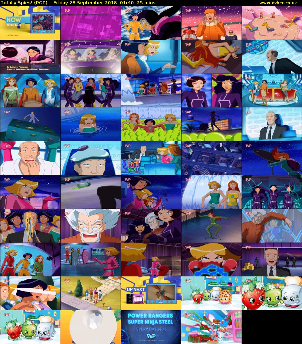 Totally Spies! (POP) Friday 28 September 2018 01:40 - 02:05