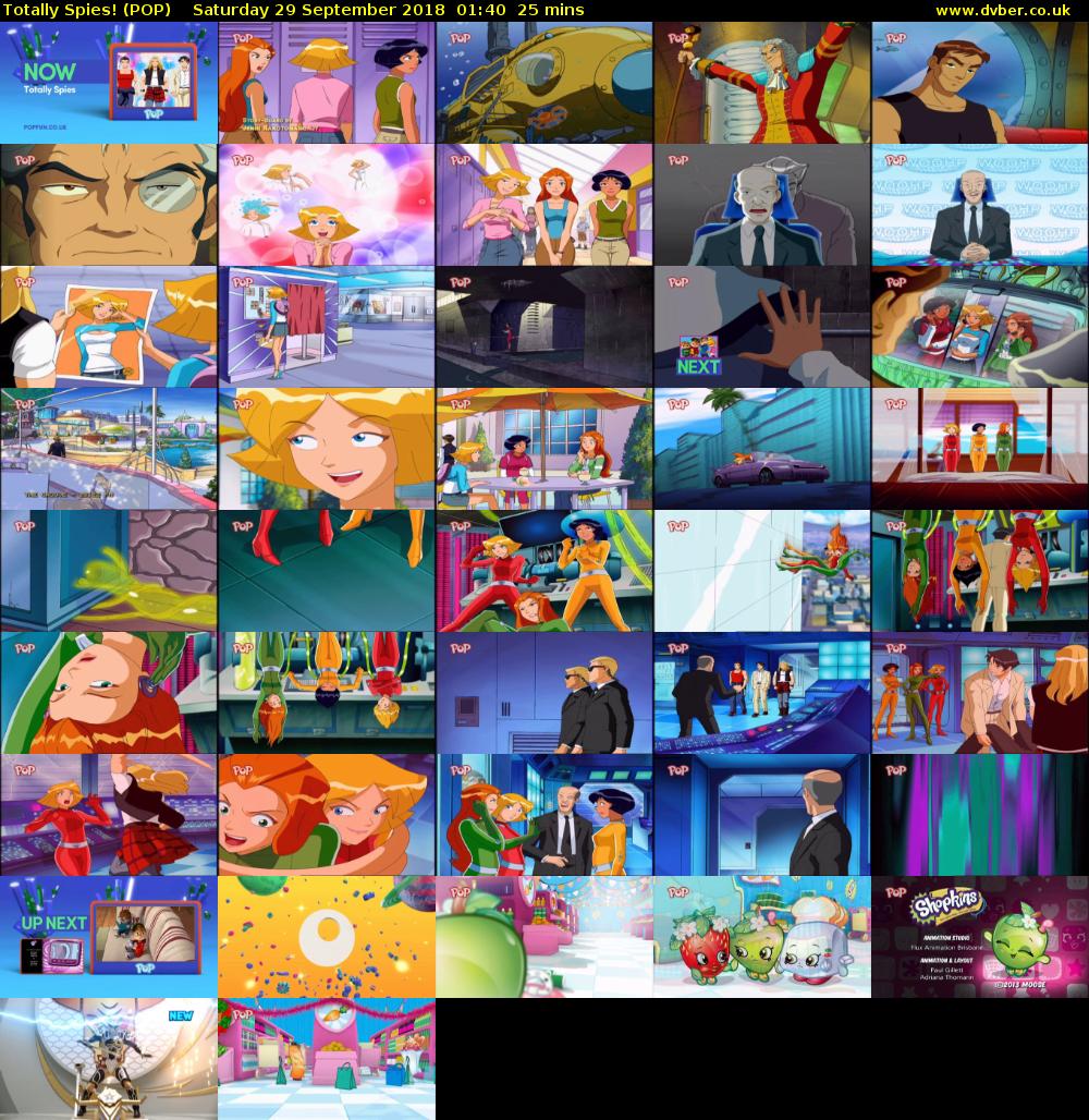 Totally Spies! (POP) Saturday 29 September 2018 01:40 - 02:05