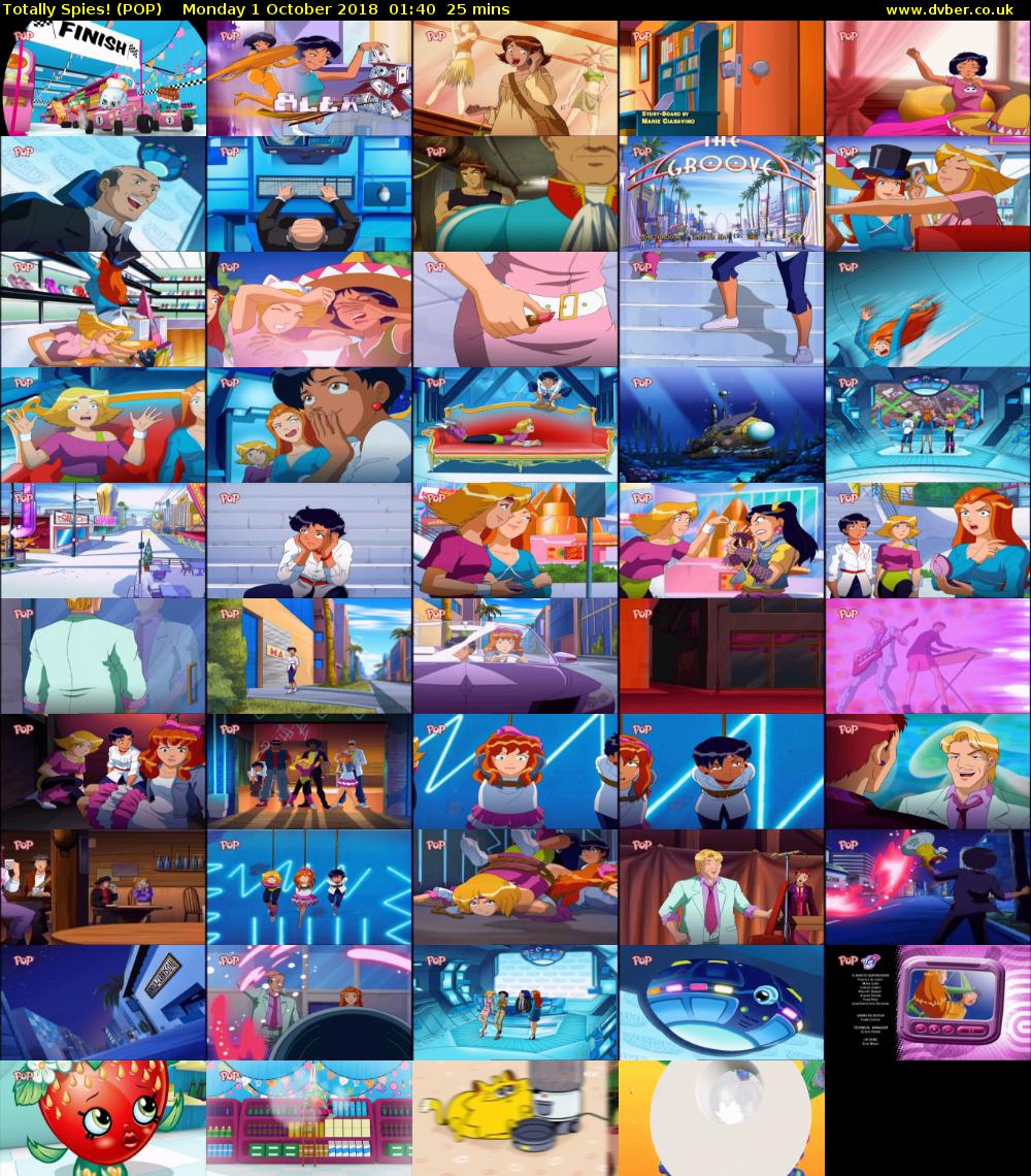 Totally Spies! (POP) Monday 1 October 2018 01:40 - 02:05