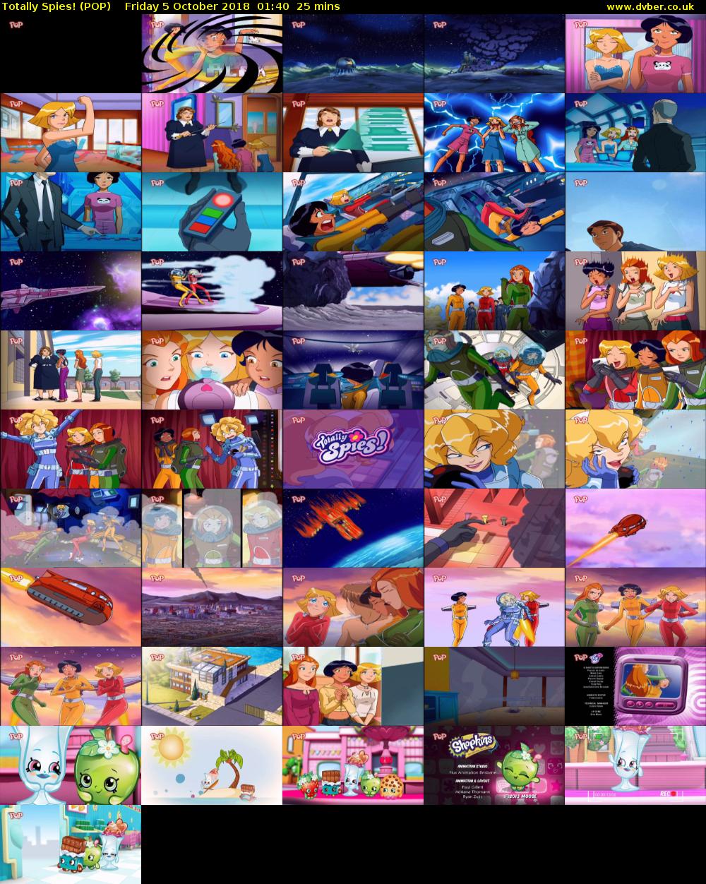 Totally Spies! (POP) Friday 5 October 2018 01:40 - 02:05