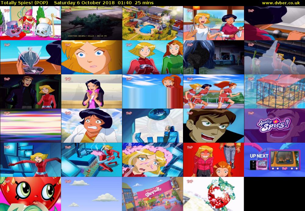 Totally Spies! (POP) Saturday 6 October 2018 01:40 - 02:05