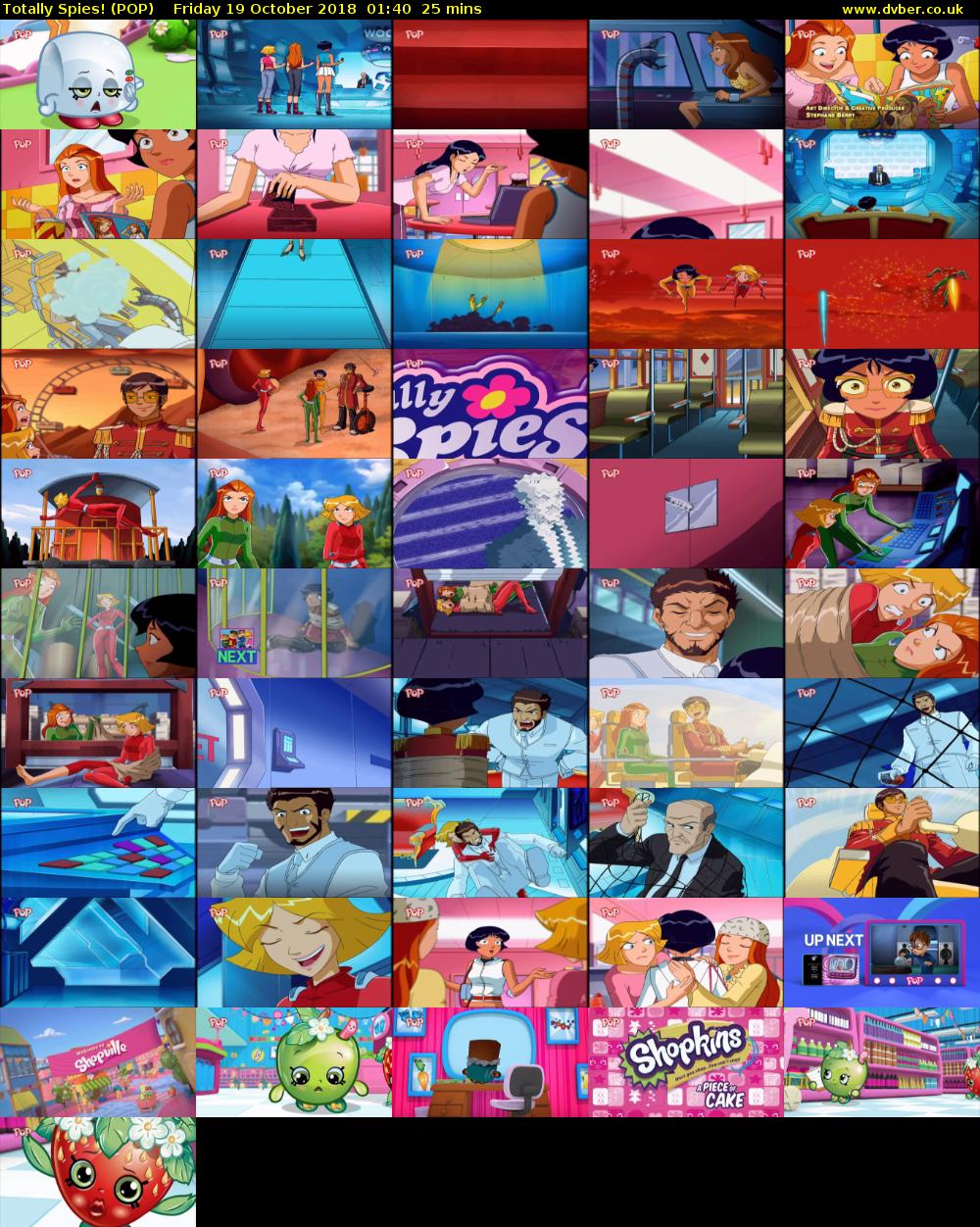 Totally Spies! (POP) Friday 19 October 2018 01:40 - 02:05