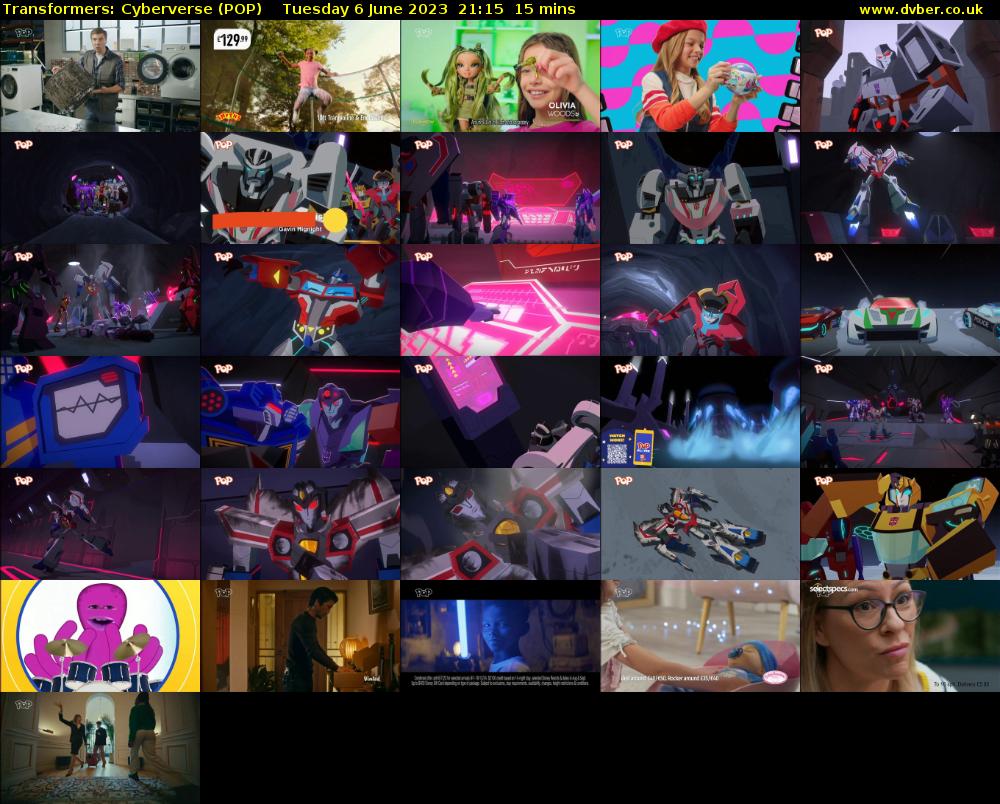 Transformers: Cyberverse (POP) Tuesday 6 June 2023 21:15 - 21:30
