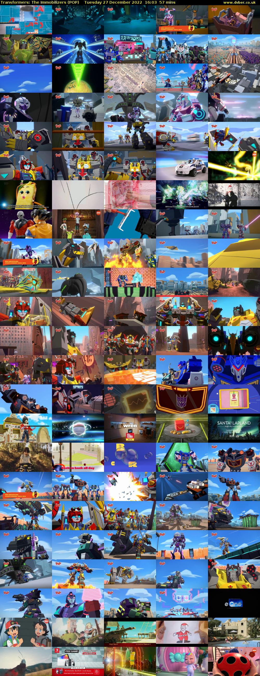 Transformers: The Immobilizers (POP) Tuesday 27 December 2022 16:03 - 17:00