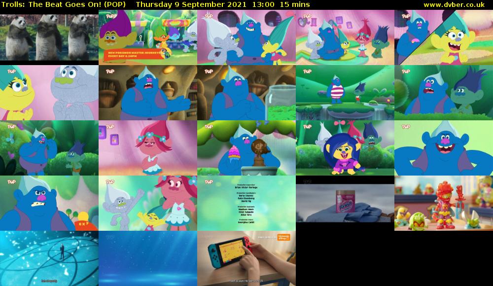 Trolls: The Beat Goes On! (POP) Thursday 9 September 2021 13:00 - 13:15