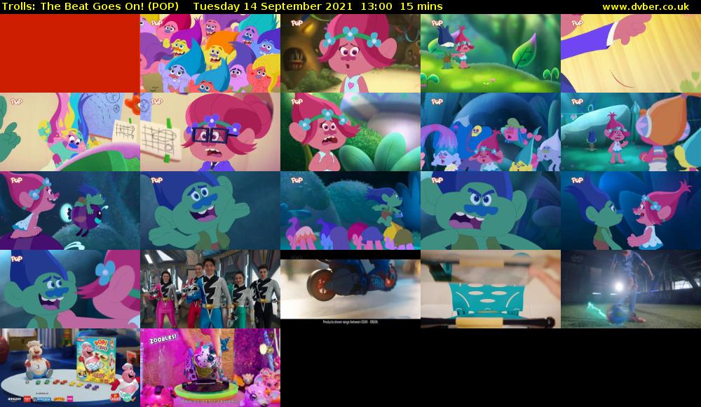 Trolls: The Beat Goes On! (POP) Tuesday 14 September 2021 13:00 - 13:15