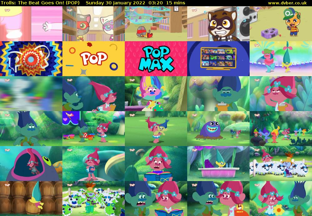 Trolls: The Beat Goes On! (POP) Sunday 30 January 2022 03:20 - 03:35