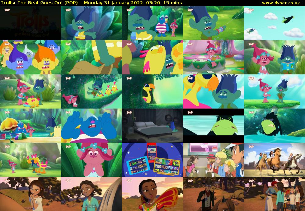Trolls: The Beat Goes On! (POP) Monday 31 January 2022 03:20 - 03:35