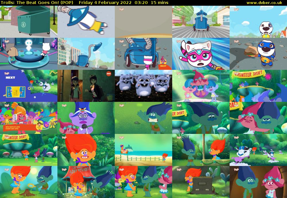Trolls: The Beat Goes On! (POP) Friday 4 February 2022 03:20 - 03:35