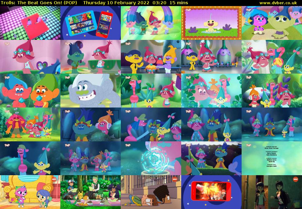 Trolls: The Beat Goes On! (POP) Thursday 10 February 2022 03:20 - 03:35