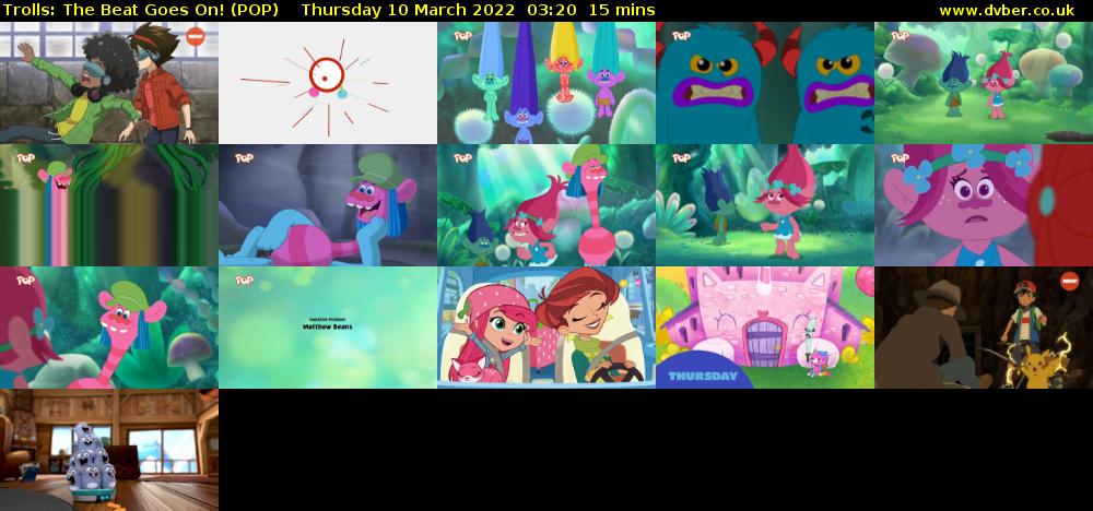 Trolls: The Beat Goes On! (POP) Thursday 10 March 2022 03:20 - 03:35