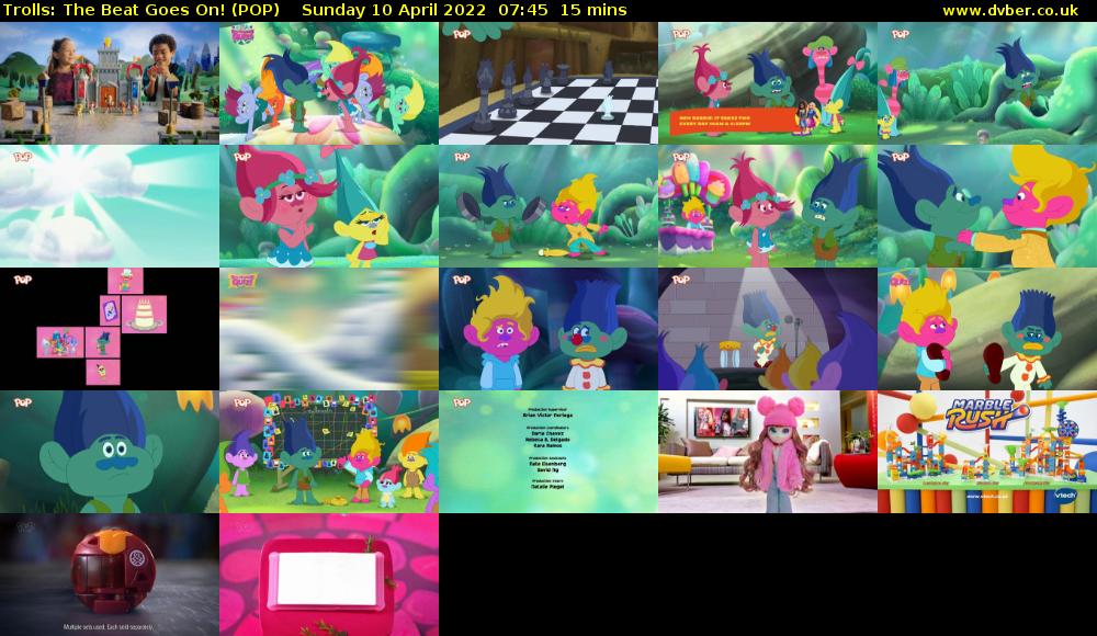 Trolls: The Beat Goes On! (POP) Sunday 10 April 2022 07:45 - 08:00