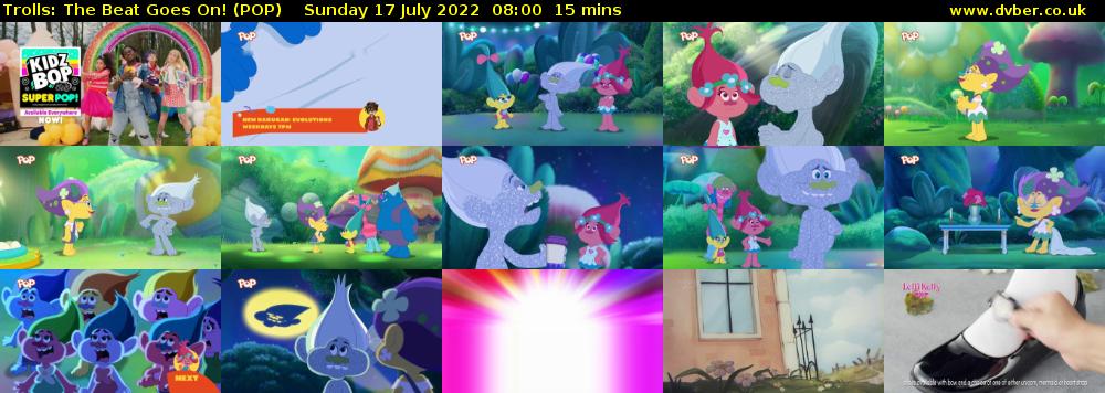 Trolls: The Beat Goes On! (POP) Sunday 17 July 2022 08:00 - 08:15