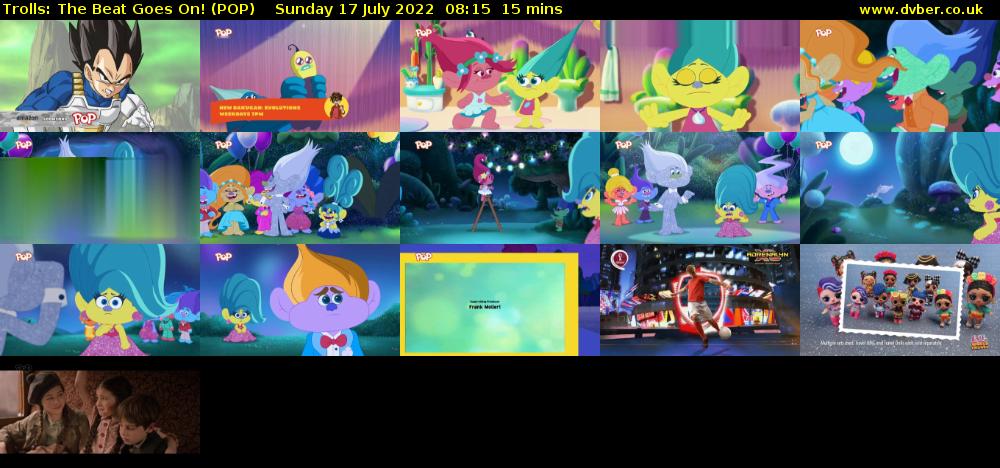 Trolls: The Beat Goes On! (POP) Sunday 17 July 2022 08:15 - 08:30