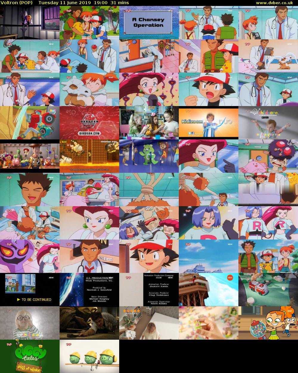 Voltron (POP) Tuesday 11 June 2019 19:00 - 19:31