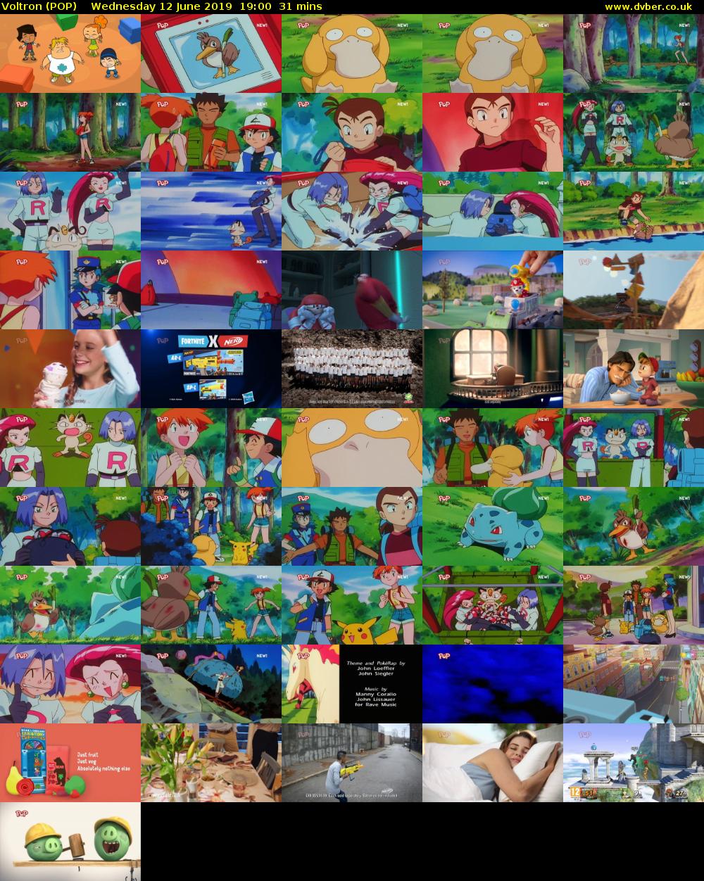 Voltron (POP) Wednesday 12 June 2019 19:00 - 19:31