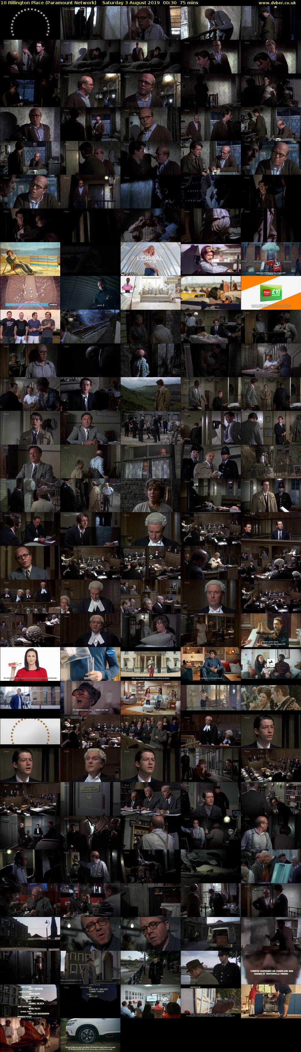 10 Rillington Place (Paramount Network) Saturday 3 August 2019 00:30 - 01:45