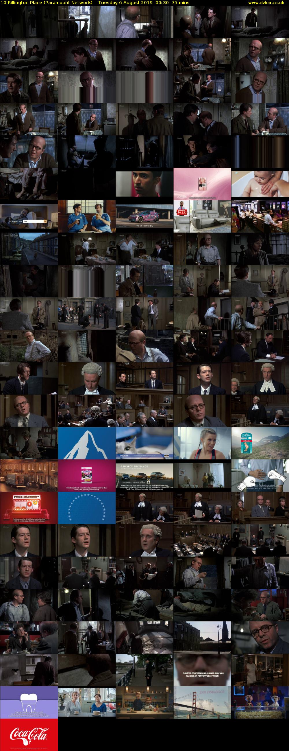 10 Rillington Place (Paramount Network) Tuesday 6 August 2019 00:30 - 01:45