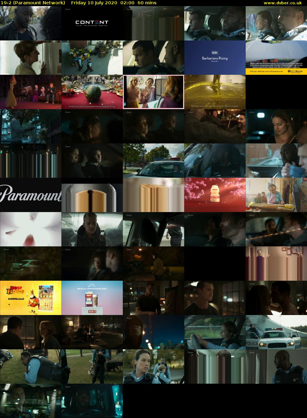 19-2 (Paramount Network) Friday 10 July 2020 02:00 - 03:00