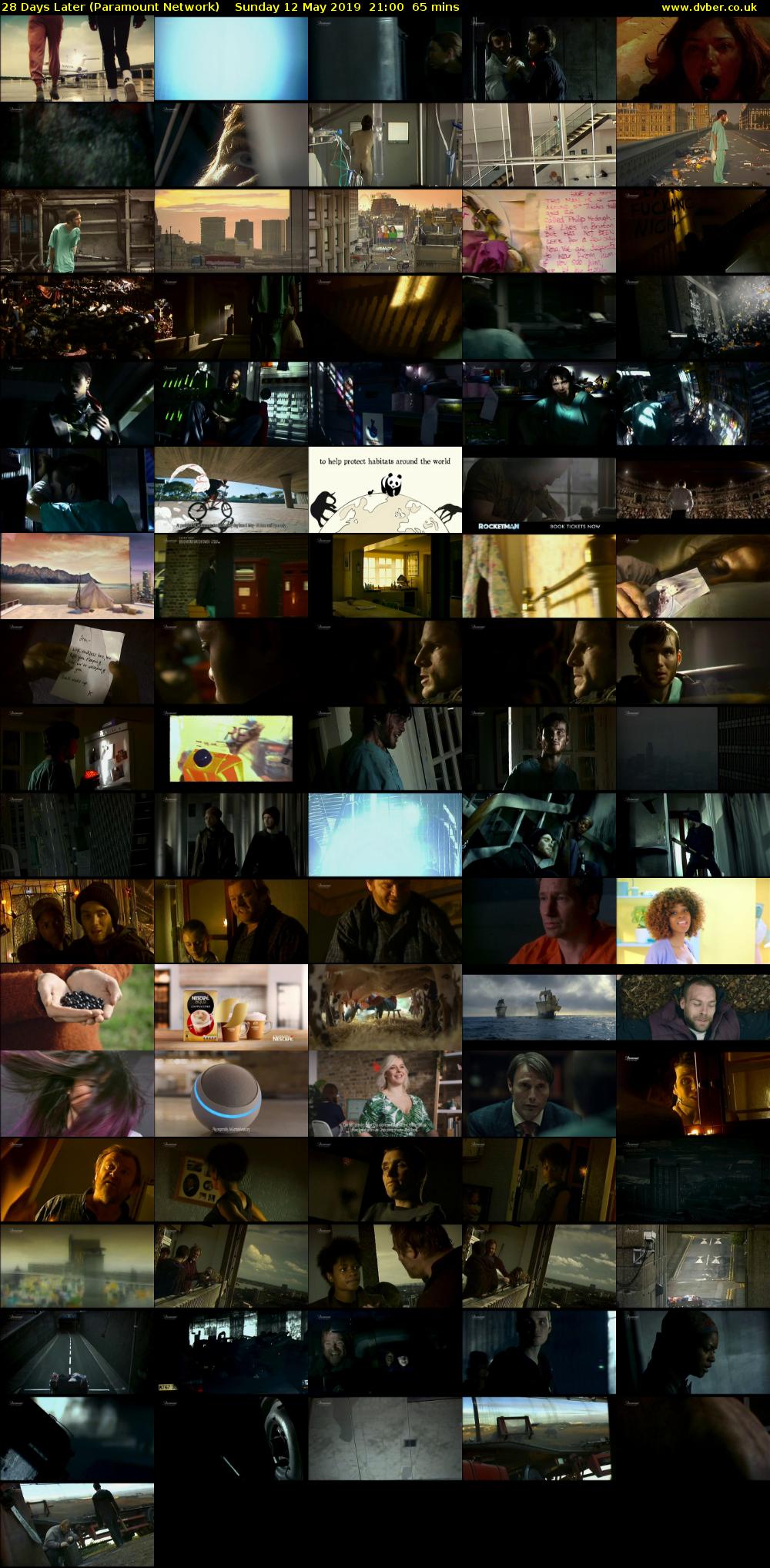 28 Days Later (Paramount Network) Sunday 12 May 2019 21:00 - 22:05