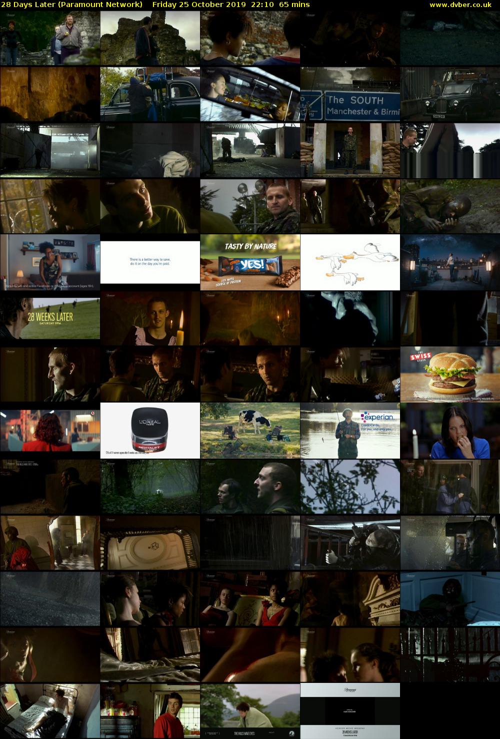 28 Days Later (Paramount Network) Friday 25 October 2019 22:10 - 23:15