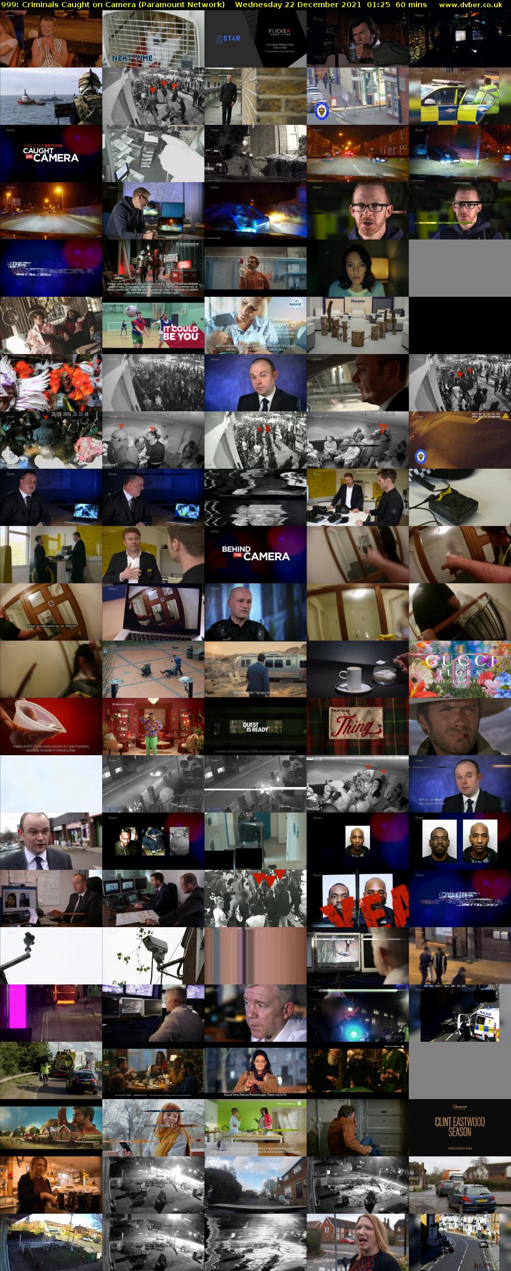 999: Criminals Caught on Camera (Paramount Network) Wednesday 22 December 2021 01:25 - 02:25