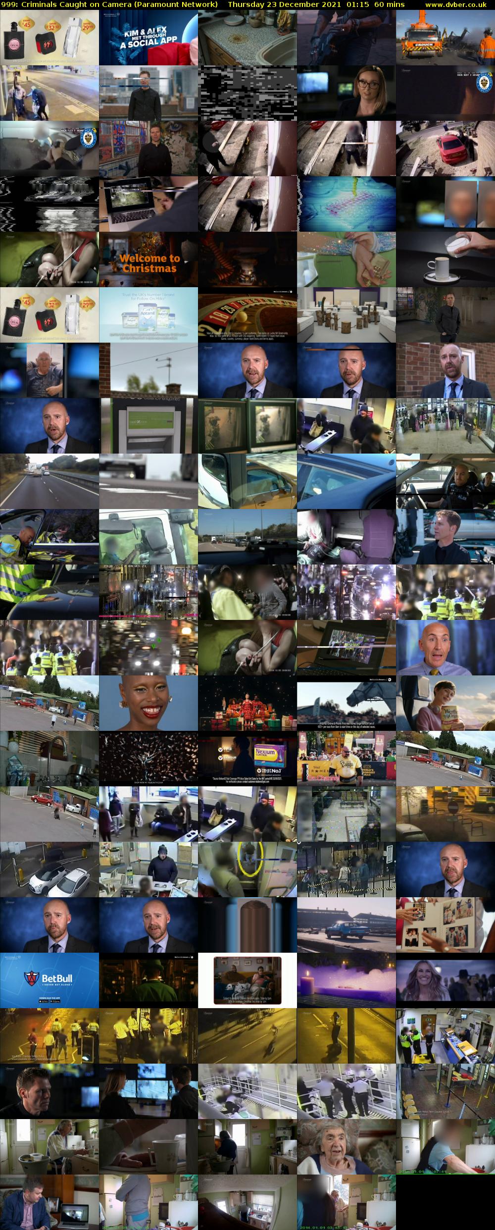 999: Criminals Caught on Camera (Paramount Network) Thursday 23 December 2021 01:15 - 02:15