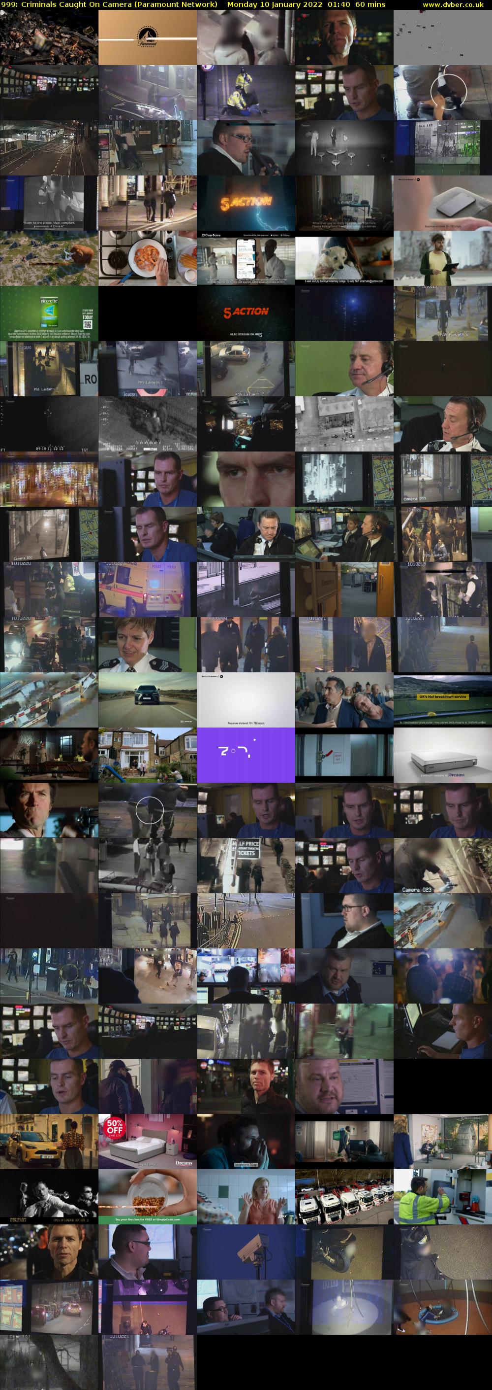999: Criminals Caught on Camera (Paramount Network) Monday 10 January 2022 01:40 - 02:40