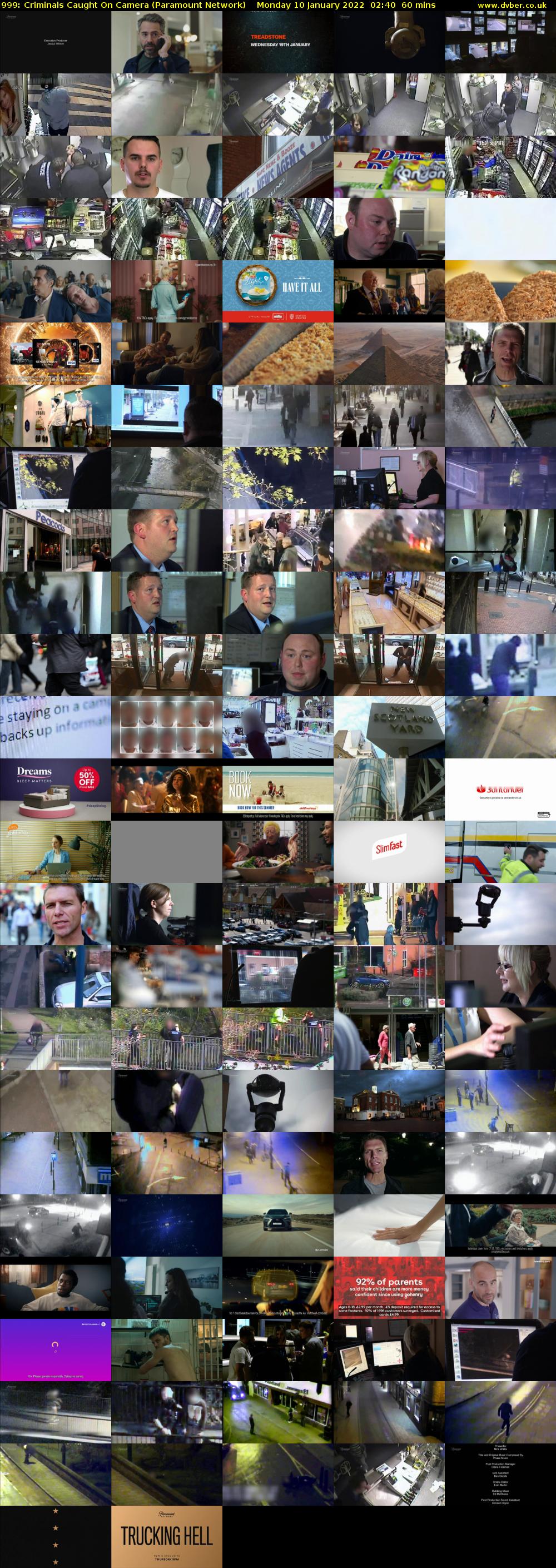 999: Criminals Caught on Camera (Paramount Network) Monday 10 January 2022 02:40 - 03:40
