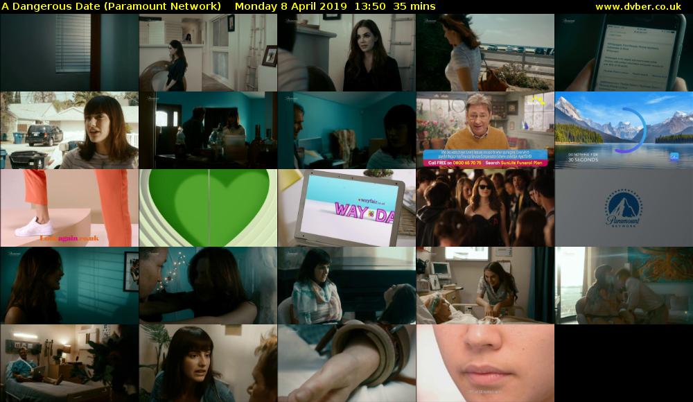 A Dangerous Date (Paramount Network) Monday 8 April 2019 13:50 - 14:25
