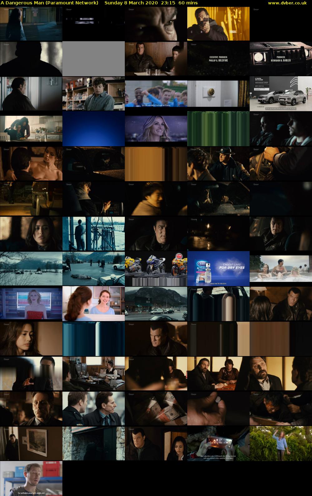 A Dangerous Man (Paramount Network) Sunday 8 March 2020 23:15 - 00:15