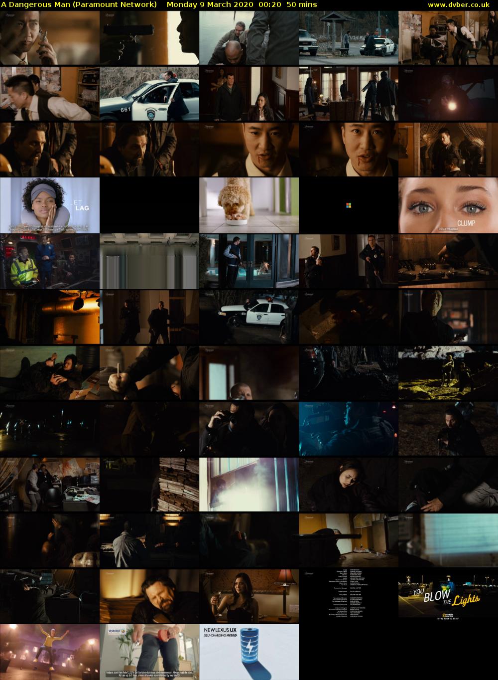 A Dangerous Man (Paramount Network) Monday 9 March 2020 00:20 - 01:10