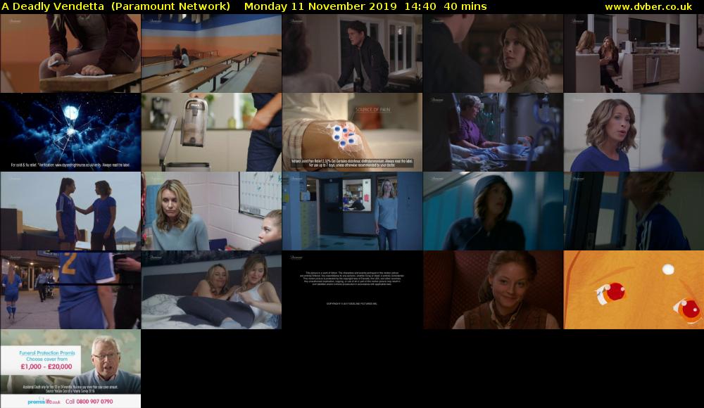 A Deadly Vendetta  (Paramount Network) Monday 11 November 2019 14:40 - 15:20