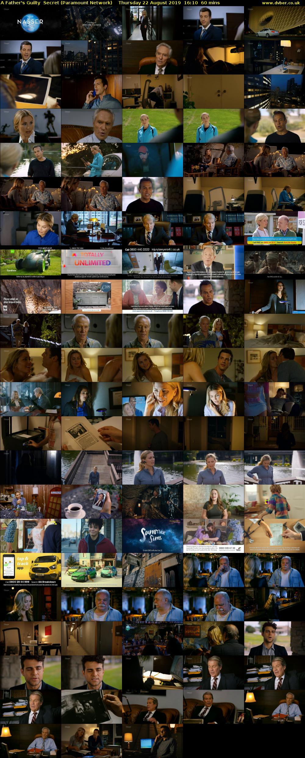 A Father's Guilty  Secret (Paramount Network) Thursday 22 August 2019 16:10 - 17:10