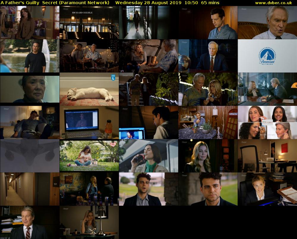 A Father's Guilty  Secret (Paramount Network) Wednesday 28 August 2019 10:50 - 11:55