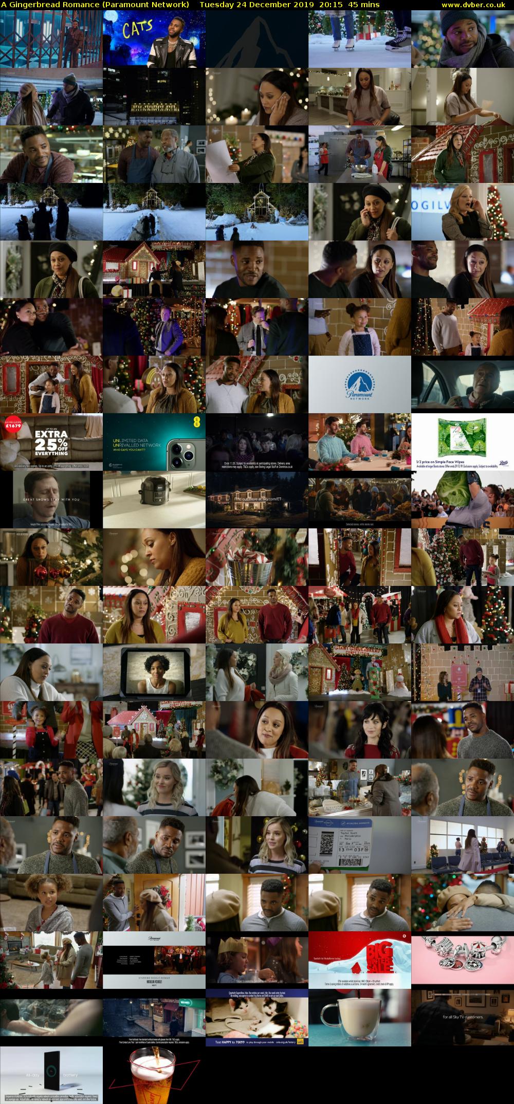 A Gingerbread Romance (Paramount Network) Tuesday 24 December 2019 20:15 - 21:00
