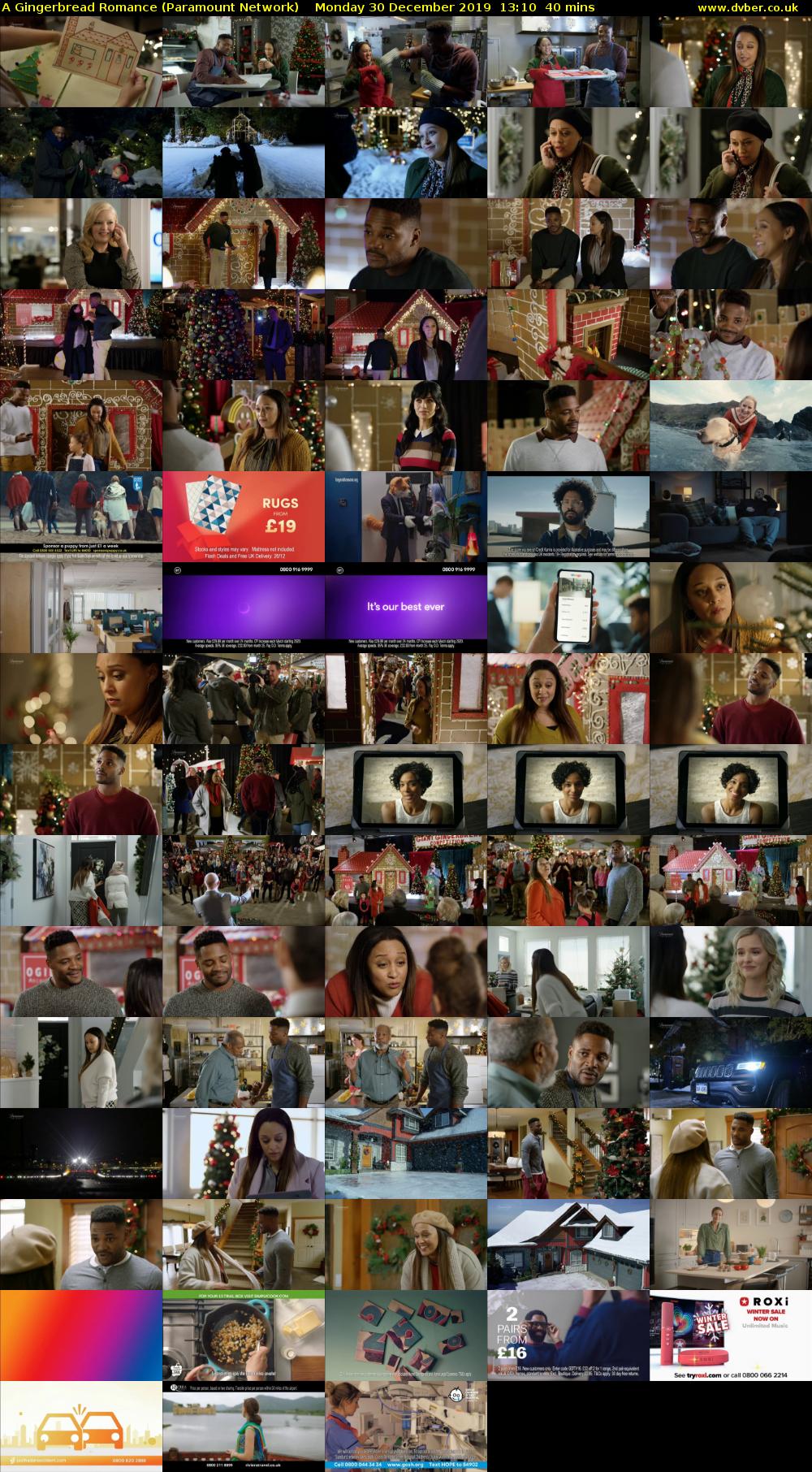 A Gingerbread Romance (Paramount Network) Monday 30 December 2019 13:10 - 13:50