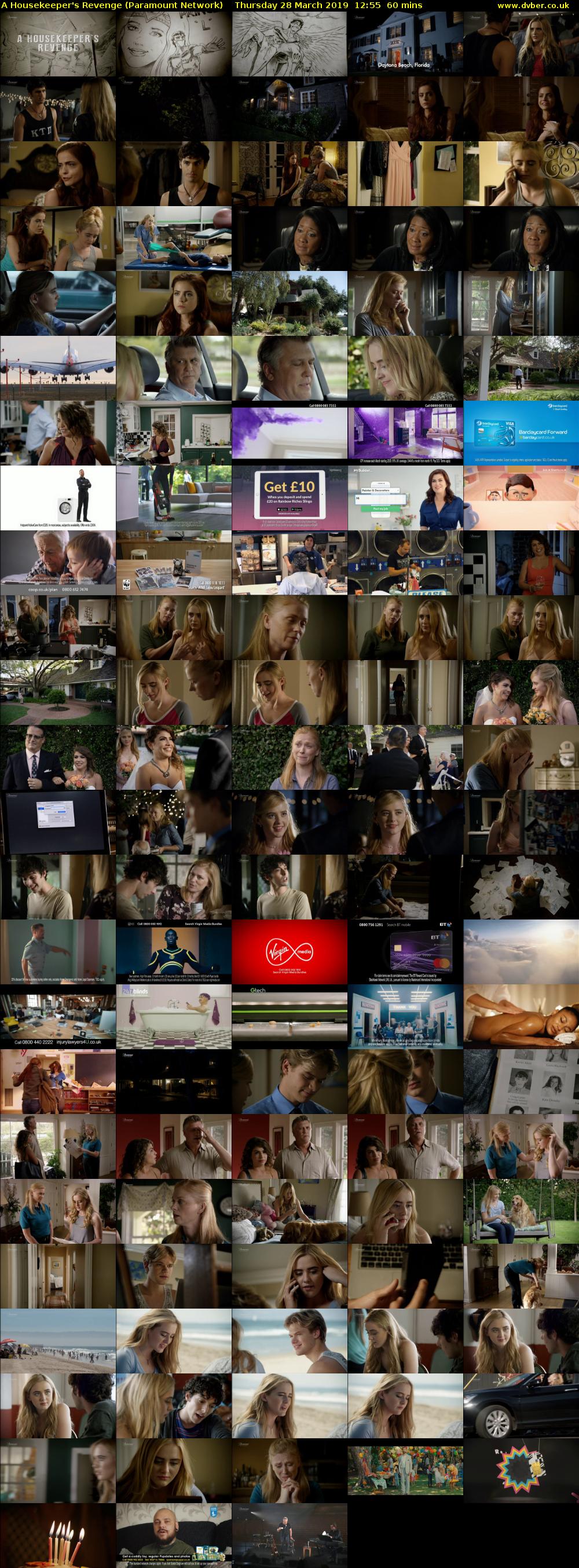 A Housekeeper's Revenge (Paramount Network) Thursday 28 March 2019 12:55 - 13:55
