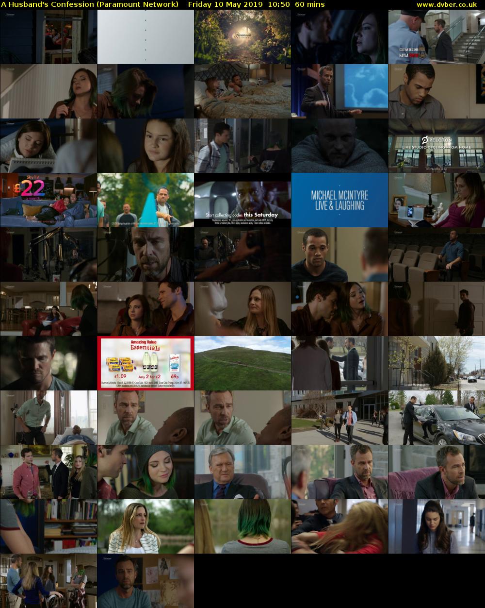 A Husband's Confession (Paramount Network) Friday 10 May 2019 10:50 - 11:50