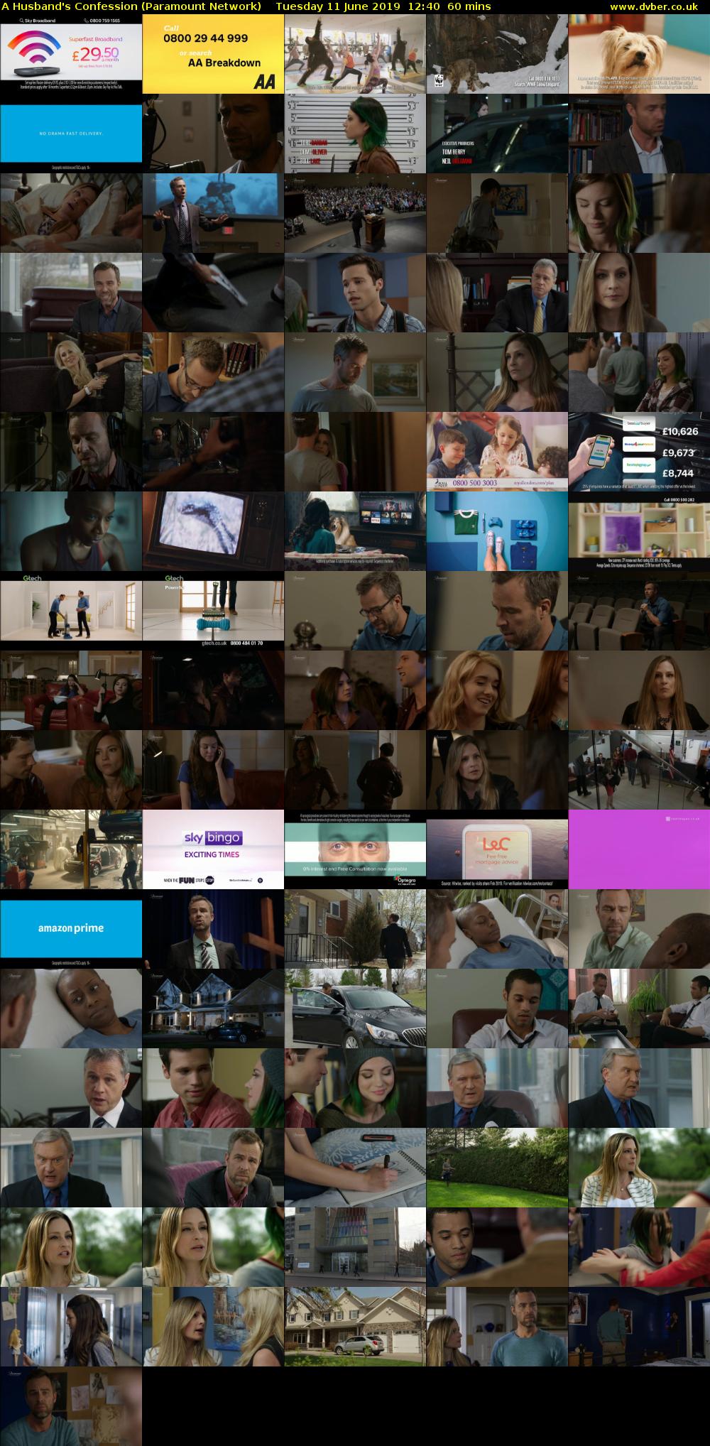 A Husband's Confession (Paramount Network) Tuesday 11 June 2019 12:40 - 13:40