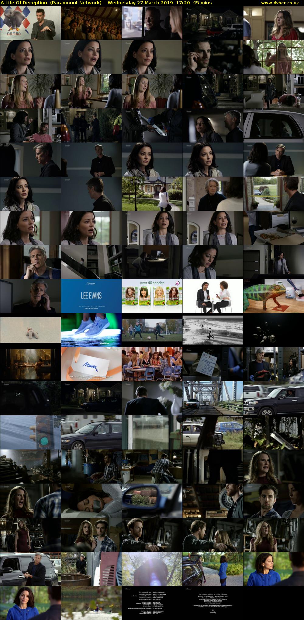 A Life Of Deception  (Paramount Network) Wednesday 27 March 2019 17:20 - 18:05