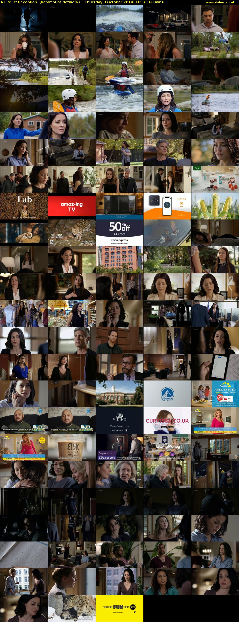 A Life Of Deception  (Paramount Network) Thursday 3 October 2019 16:10 - 17:10