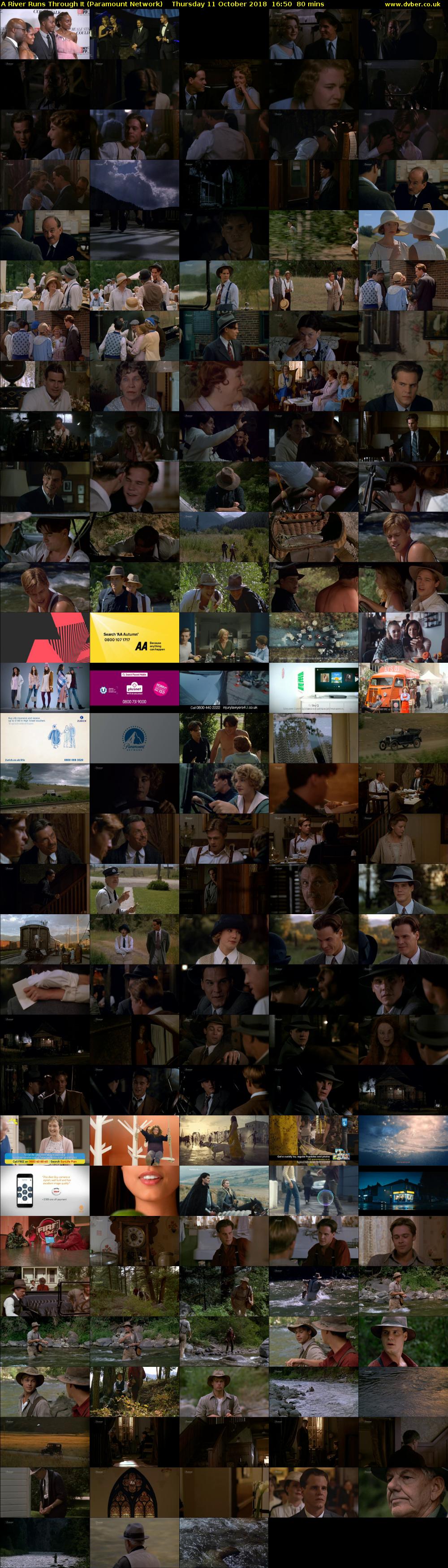 A River Runs Through It (Paramount Network) Thursday 11 October 2018 16:50 - 18:10