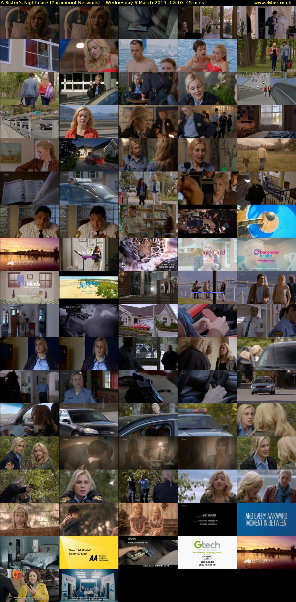 A Sister's Nightmare (Paramount Network) Wednesday 6 March 2019 12:10 - 12:55