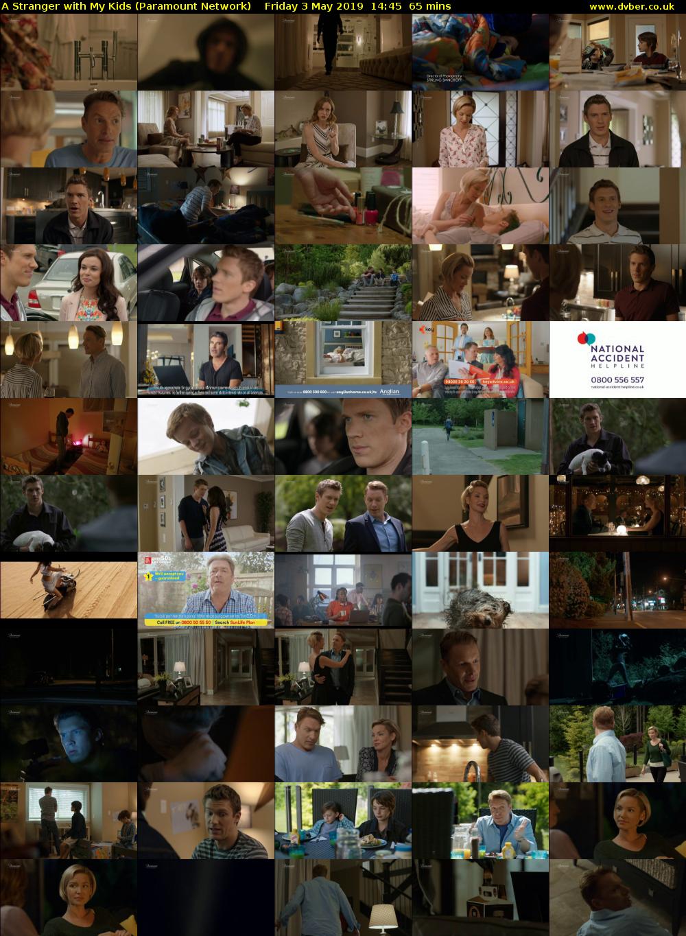 A Stranger with My Kids (Paramount Network) Friday 3 May 2019 14:45 - 15:50