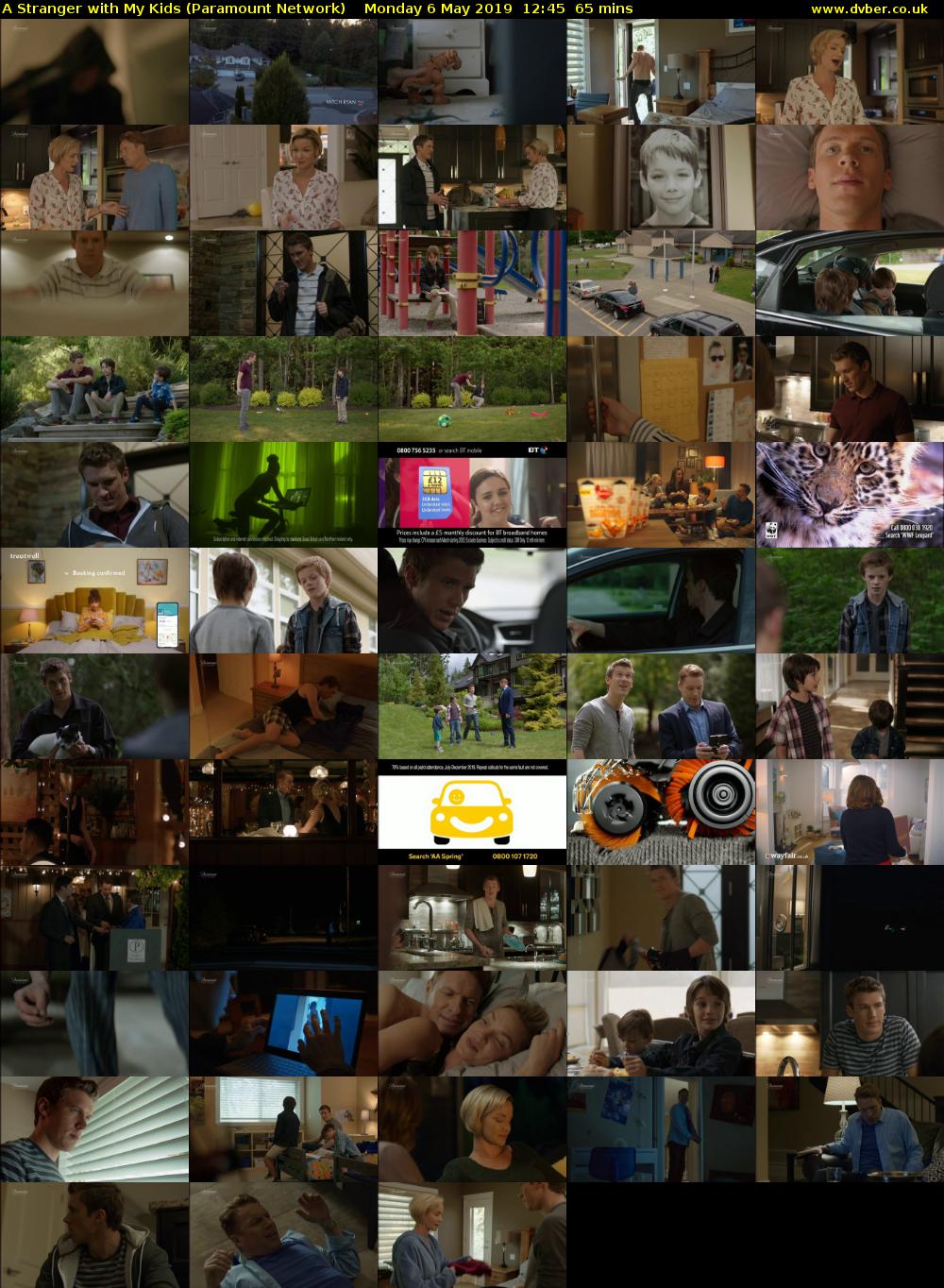 A Stranger with My Kids (Paramount Network) Monday 6 May 2019 12:45 - 13:50
